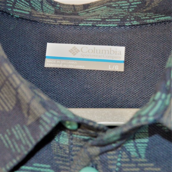 COLUMBIA SIZE L Men's Broadleaf Canopy™ Polo - Picture 5 of 9